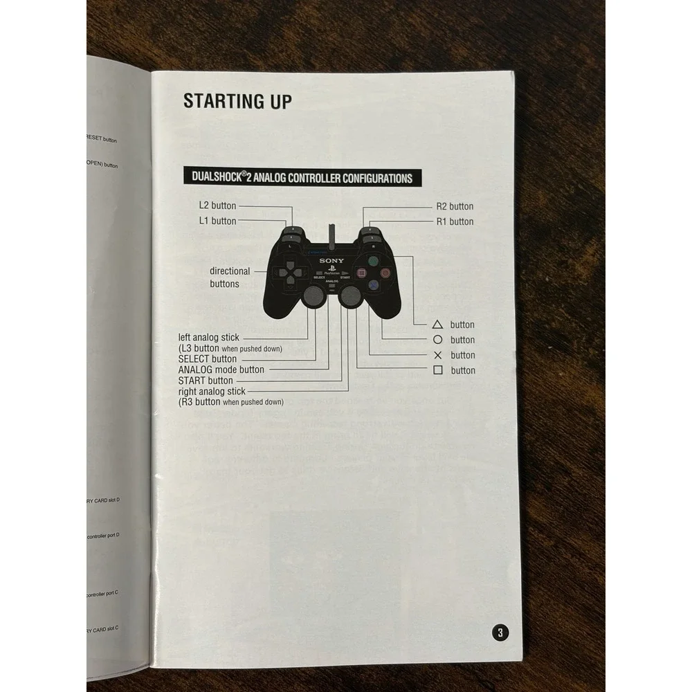 NCAA 2K3 College Football PS2 Playstation 2 Instruction Manual Only
